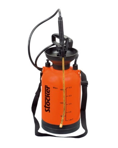 STOCKER Bomba de Presión Manual 5 L para Tareas de Pulverización
