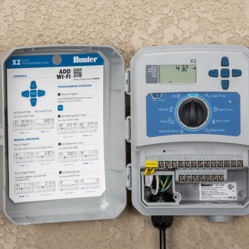 HUNTER X2 Programador de Riego Eléctrico WIFI y Bluetooth 8 Estaciones