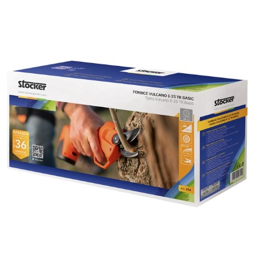 Tijera de Poda Eléctrica STOCKER Vulcano E-25 TR Corte 25 mm 21V