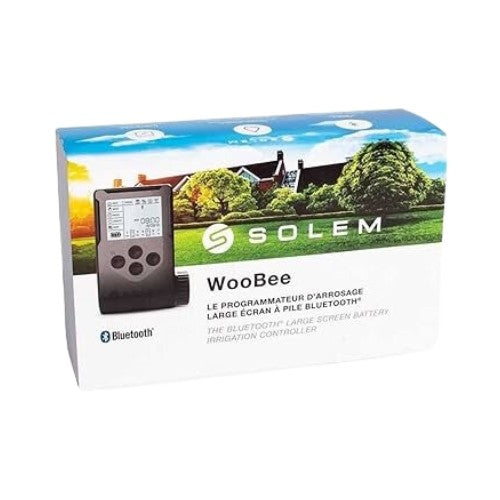 Programador a pilas DC IP68 de 9V SOLEM WOOBEE 4 Estaciones Bluetooth