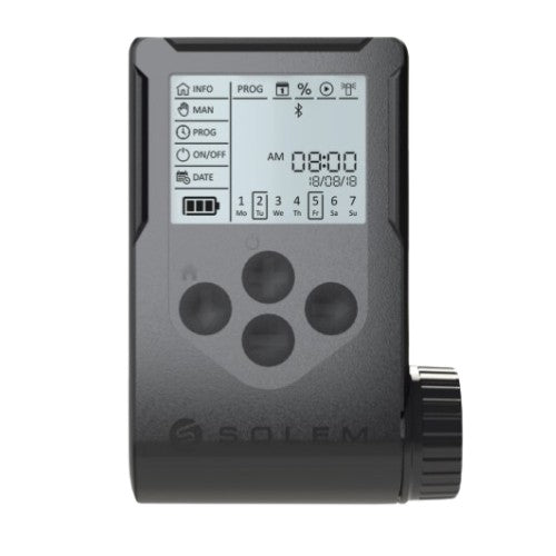 Programador a pilas DC IP68 de 9V SOLEM WOOBEE 4 Estaciones Bluetooth