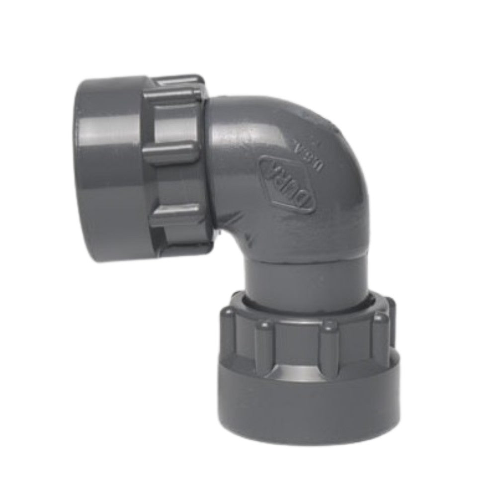 Codo Enlace PVC 1" Hembra-Hembra BLUEDROP