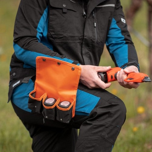 Funda para Baterías STOCKER de 3 Bolsillos de Nailon Reforzado