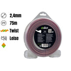 EGO POWER AL2475T Hilo Trenzado para Desbrozadora de Bajo Ruido 2.4mm x 15M