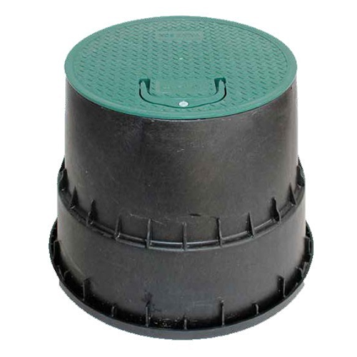 Bluedrop Arqueta Circular BD-25 con Tirador Ø 25 cm en Tapa y Ø 33 cm en Base
