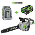 EGO POWER Kit CS1801E-S de Motosierra CS1800E con Batería 6Ah y Cargador Rápido
