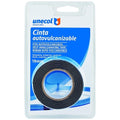 UNECOL Cinta Autovulcanizable Blíster con rollo Negro 2,5M x 19mm