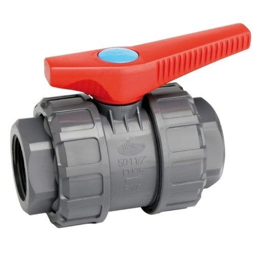 Válvula de Esfera Desmontable en PVC Rosca Hembra JIMTEN