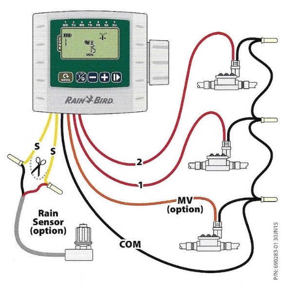 Programador de Riego a Pilas RAIN BIRD ESP-9V 1 Estación