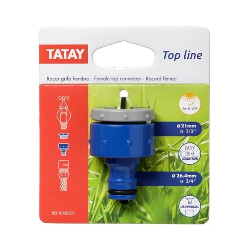 Racor Grifo 3/4" – 1/2" Hembra TATAY