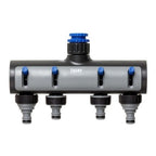 Racor de Grifo Hembra 4 Vías Premium Distribuidor de Riego