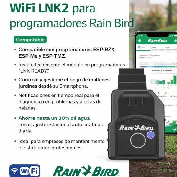 RAIN BIRD LNK2 Módulo WIFI para Control de Riego Inalámbrico