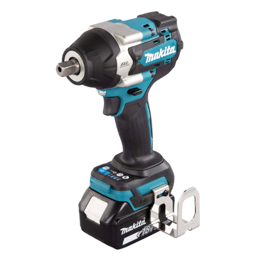 Llave de impacto Makita LXT 18V 3/4" DTW701RTJ + 2 baterías 5,0 Ah + cargador + MAKPAC3