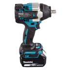 Llave de impacto Makita LXT 18V 3/4" DTW701RTJ + 2 baterías 5,0 Ah + cargador + MAKPAC3