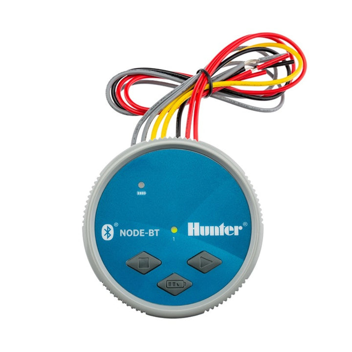 HUNTER NODE-BT-100 Programador de Riego a Pilas para 1 Zona con Control Bluetooth