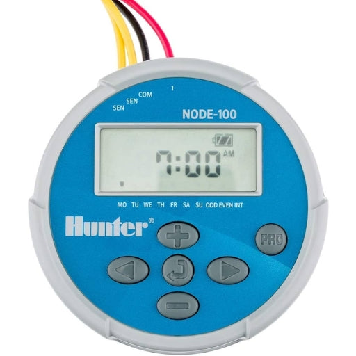 HUNTER NODE-100 Programador de Riego Autónomo a Pilas para 1 Zona