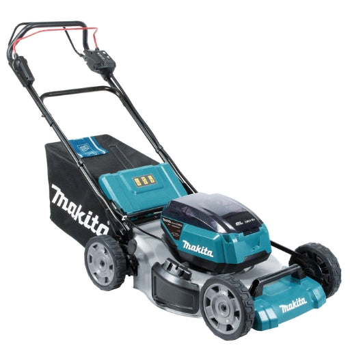 Cortacésped a Batería LXT 2x18V Makita – 53 cm, Tracción, Corte Bio y Motor sin Escobillas