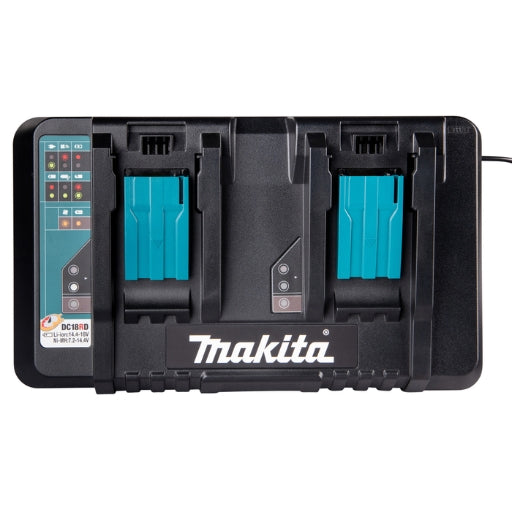 Cargador Múltiple Makita LXT 14,4V / 18V – Estación de Carga para Baterías de 1,3 a 12,0 Ah