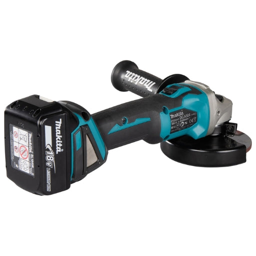 Miniamoladora angular Makita LXT 36V (2×18V) 125 mm brushless DGA504Z (sin baterías)