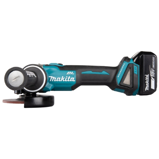 Miniamoladora angular Makita LXT 36V (2×18V) 125 mm brushless DGA504Z (sin baterías)