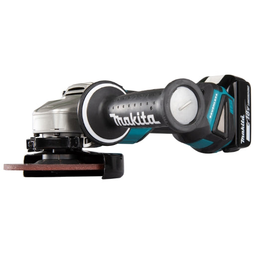 Miniamoladora angular Makita LXT 36V (2×18V) 125 mm brushless DGA504Z (sin baterías)