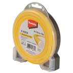 Hilo de nylon Makita Round Trim Pro 3,0 mm × 15 m amarillo E-02836