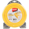 Hilo de nylon Makita Round Trim Pro 3,0 mm × 56 m amarillo E-02842