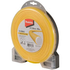 Hilo de nylon Makita Round Trim Pro 3,0 mm × 56 m amarillo E-02842