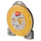 Hilo de nylon Makita Square Trim Pro 3,0 mm × 44 m amarillo E-02886
