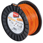 Hilo de nylon Makita Four-Leaf Line 2,4 mm × 225 m naranja E-01812