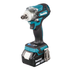Llave de impacto Makita LXT 18V DTW301RTJ + 2 baterías 5,0 Ah + cargador + MAKPAC2
