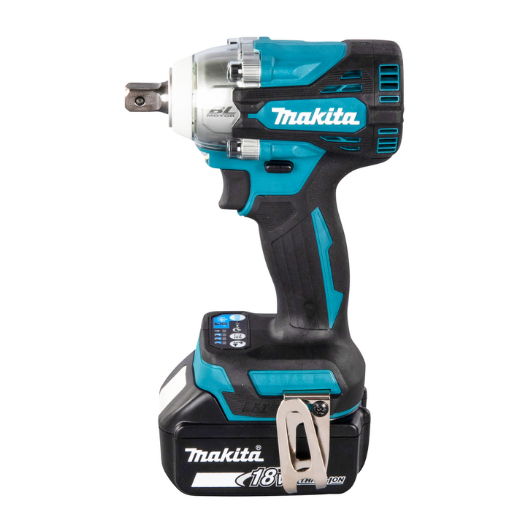 Llave de impacto Makita LXT 18V DTW301RTJ + 2 baterías 5,0 Ah + cargador + MAKPAC2