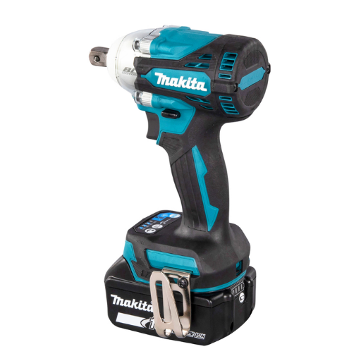 Llave de impacto Makita LXT 18V DTW301RTJ + 2 baterías 5,0 Ah + cargador + MAKPAC2