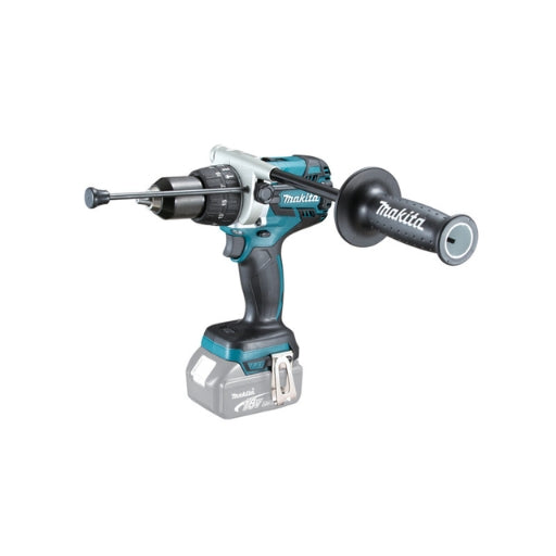 Kit combo Makita LXT 18V DLX2552TJ: taladro DHP492 + miniamoladora DGA504 + 2 baterías 5,0 Ah + cargador