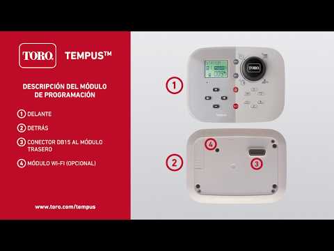 TORO TEMPUS Programador de Riego Eléctrico 8 Estaciones