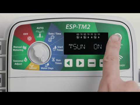 RAIN BIRD ESP-TM2 Programador de Rega Elétrico de Interior de 6 Estações
